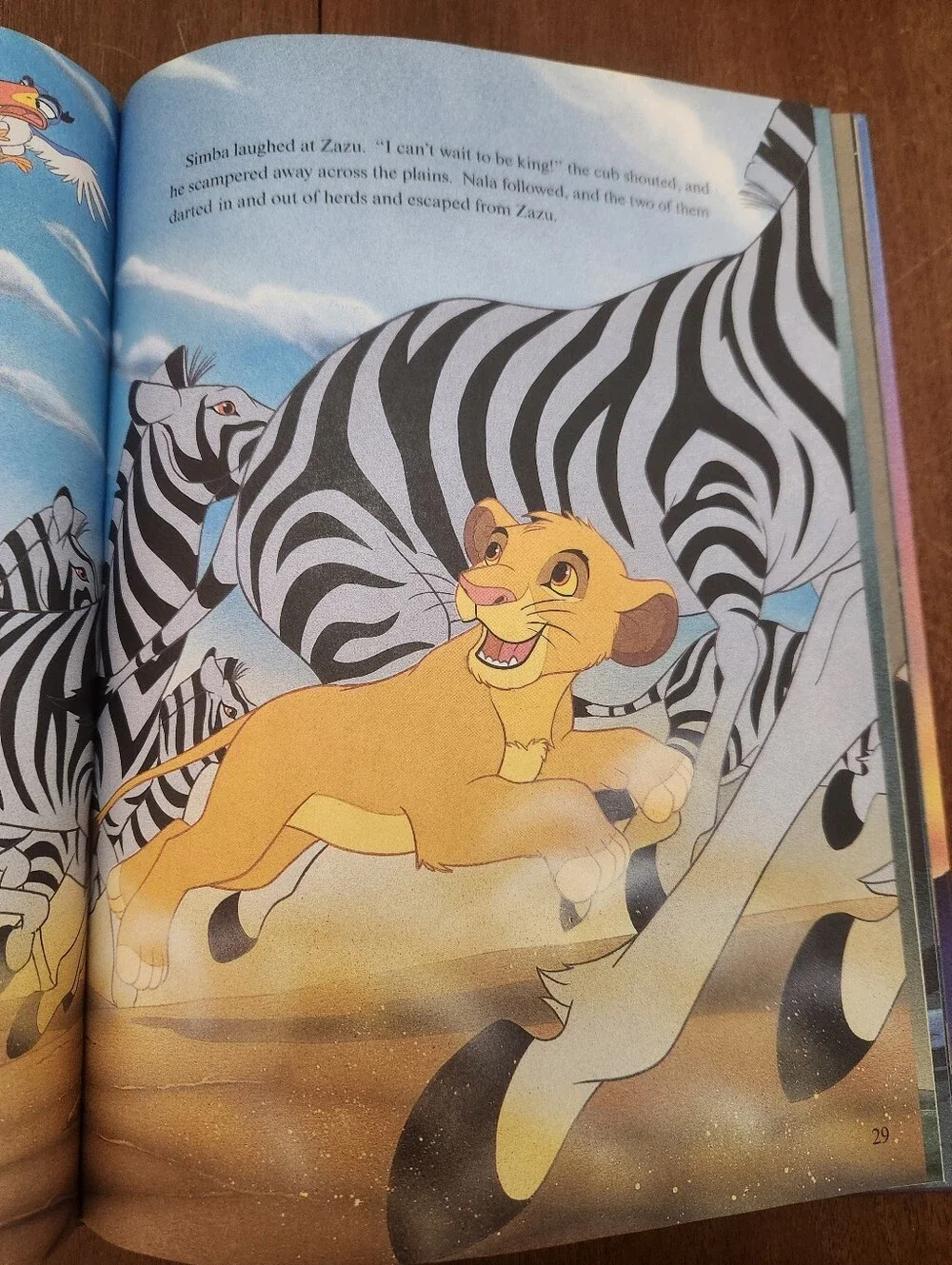 Disney The Lion King Hard Cover Book 1994 Release EUC